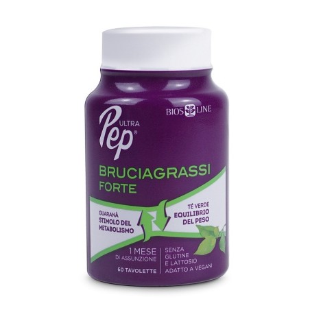 Bios Line Ultra Pep Bruciagrassi Forte integratore per equilibrio del peso corporeo 60 tavolette Bios Line Ultra Pep Bruciagrassi Forte integratore per equilibrio del peso corporeo 60 tavolette