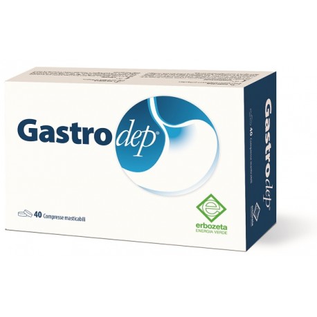 Erbozeta Gastrodep integratore per reflusso gastroesofageo 40 compresse masticabili