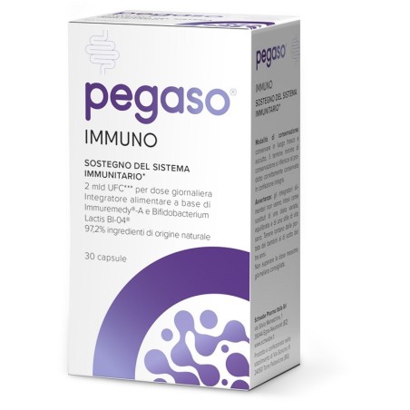 Pegaso Immuno integratore per sistema immunitario 30 capsule Pegaso Immuno integratore per sistema immunitario 30 capsule