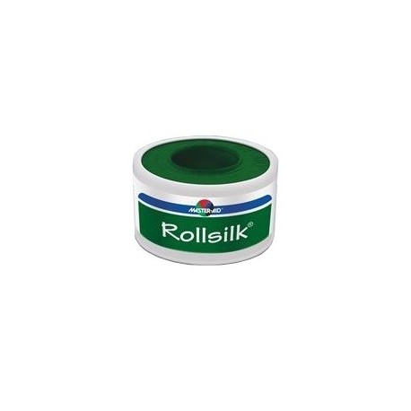 M-AID Rollsilk Cerotto su Rocchetto per Fissaggio Medicazioni 5mx2,5cm