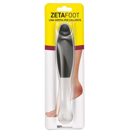 Zetafoot Lima doppia per callosità per la rimozione di calli e duroni Zetafoot Lima doppia per callosità per la rimozione di calli e duroni
