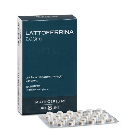 Bios Line Principium Lattoferrina 200 mg integratore per difese immunitarie 30 compresse Bios Line Principium Lattoferrina 200 mg integratore per difese immunitarie 30 compresse