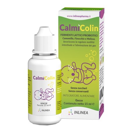 Inlinea Calmì Colin Gocce Integratore per Coliche dei bambini 15ml Inlinea Calmì Colin Gocce Integratore per Coliche dei bambini 15ml