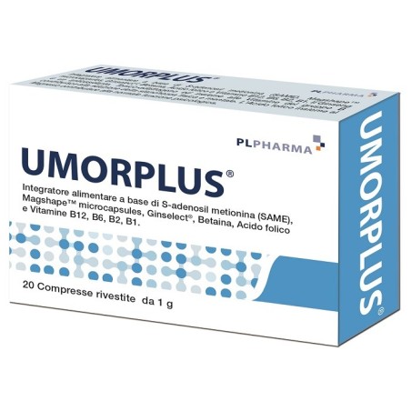 PL Pharma Umorplus Integratore per Stanchezza mentale 20 compresse PL Pharma Umorplus Integratore per Stanchezza mentale 20 compresse