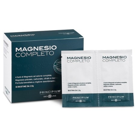 Bios Line Principium Magnesio Completo Integratore con quattro fonti di Magnesio 32 bustine Bios Line Principium Magnesio Completo Integratore con quattro fonti di Magnesio 32 bustine