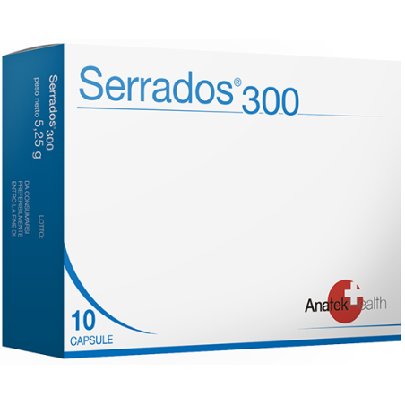 Serrados 300 integratore antinfiammatorio 10 capsule Serrados 300 integratore antinfiammatorio 10 capsule