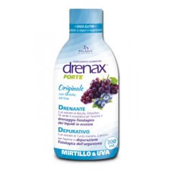 Drenax Forte Originale con mirtillo e uva integratore drenante 300 ml