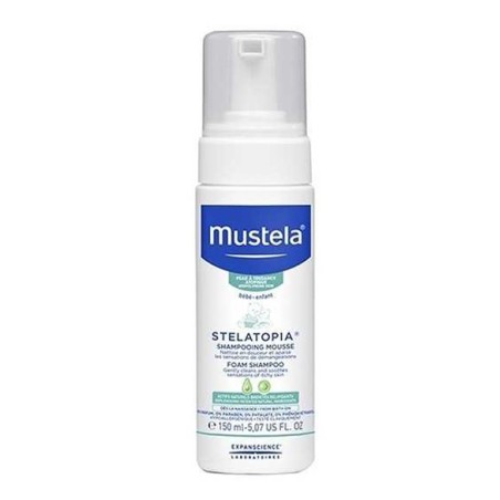 Mustela Stelatopia Shampoo Mousse per pelle atopica di neonati e bambini 150 ml Mustela Stelatopia Shampoo Mousse per pelle atopica di neonati e bambini 150 ml