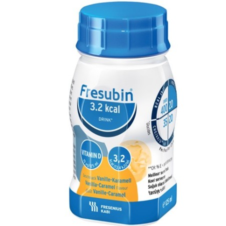 Fresenius 3,2kcal drink alimentazione enterale orale nutrizionalmente completa vaniglia caramello 4 X 125 ml Fresenius 3,2kcal drink alimentazione enterale orale nutrizionalmente completa vaniglia caramello 4 X 125 ml