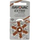 Rayovac Extra Advanced Batteria Modello 10 per amplificatore acustico 6 pezzi