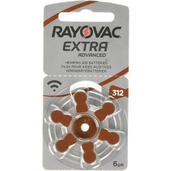Rayovac Extra Advanced Batteria Modello 10 per amplificatore acustico 6 pezzi