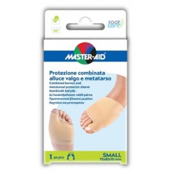 Master-Aid Protezione combinata alluce valgo e metatarso in tessuto e gel 1 pezzo taglia small