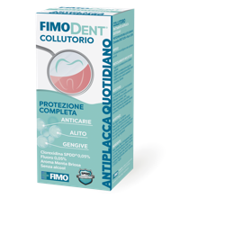Fimodent Collutorio Antiplacca quotidiano con fluoro e clorexidina 200 ml