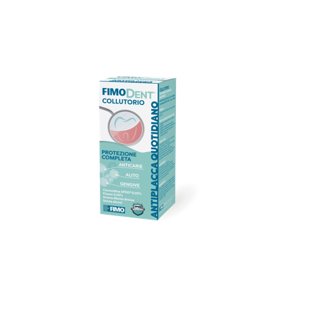Fimodent Collutorio Antiplacca quotidiano con fluoro e clorexidina 200 ml