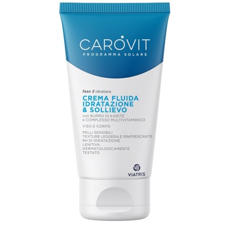 Carovit Crema Fluida Idratazione & Sollievo texture leggera protettiva 150 ml