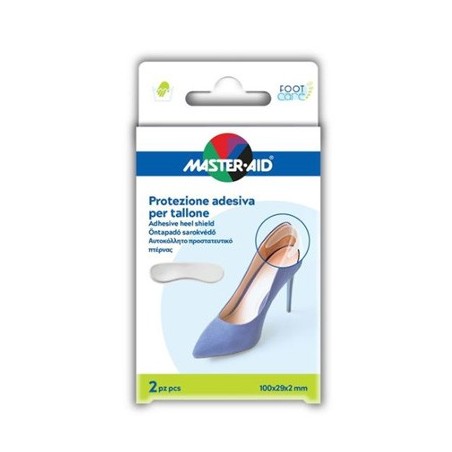 Master Aid Protezione Adesiva per tallone in gel sollievo da vesciche 2 pezzi Master Aid Protezione Adesiva per tallone in gel sollievo da vesciche 2 pezzi