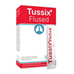 Tussix Flused integratore con Mieltux per benessere della gola 14 stick pack