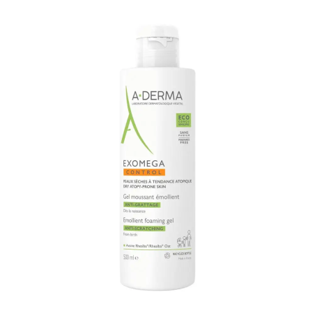 A-Derma Exomega Control Gel Detergente per pelle secca 500ml A-Derma Exomega Control Gel Detergente per pelle secca 500ml