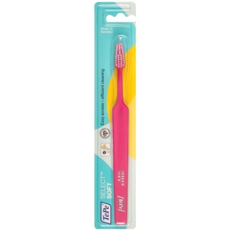 Tepe Select Soft Spazzolino testina affusolata impugnatura ergonomica 1 pezzo Tepe Select Soft Spazzolino testina affusolata impugnatura ergonomica 1 pezzo