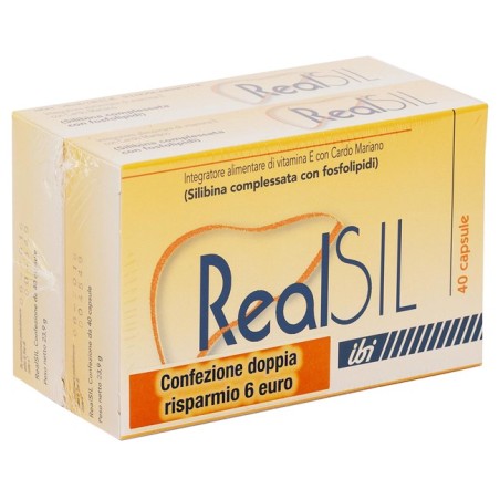 Realsil Bipack integratore antiossidante per funzionalità epatica 80 capsule Realsil Bipack integratore antiossidante per funzionalità epatica 80 capsule