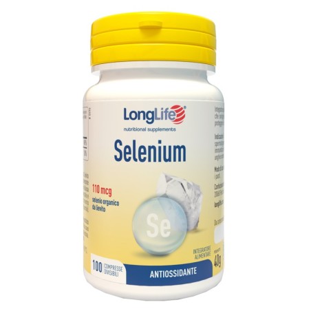 Longlife Selenium 100 compresse - Integratore alimentare di selenio Longlife Selenium 100 compresse - Integratore alimentare di selenio