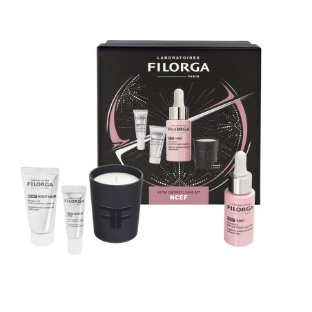 Filorga NCEF Shot cofanetto siero rigenerante viso 15 ml + omaggi e candela