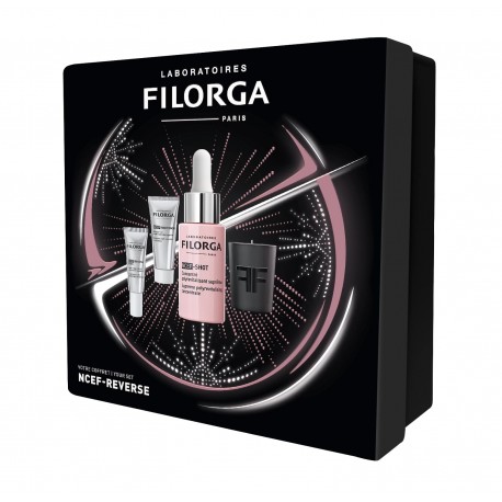 Filorga NCEF Shot cofanetto siero rigenerante viso 15 ml + omaggi e candela