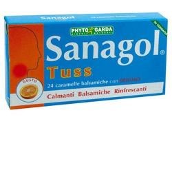 Sanagol Tussis Arancia per la gola 24 Caramelle