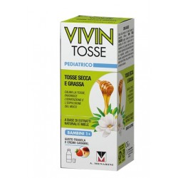 Flacone da 150 ml con misurino dosatore di Vivin Tosse Pediatrico