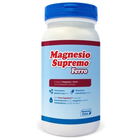 Magnesio Supremo Ferro 150 g - Integratore di magnesio e ferro Magnesio Supremo Ferro 150 g - Integratore di magnesio e ferro