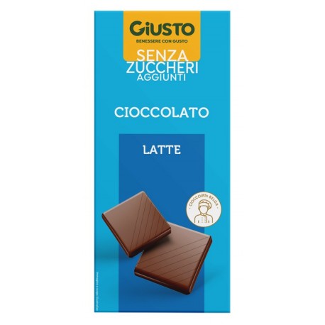 Giusto Senza Zucchero Tavoletta di cioccolato al latte 85 g