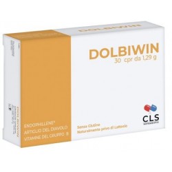 Dolbiwin – Integratore con curcuma, boswellia e piperina per il benessere articolare e muscolare. Confezione da 30 compresse.