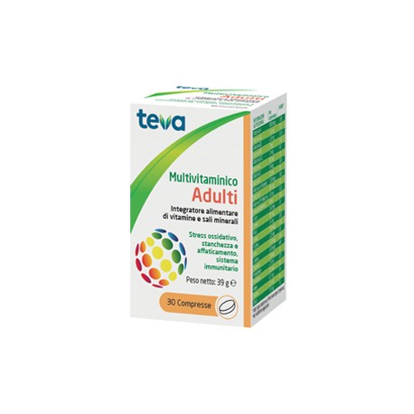 Teva Multivitaminico Adulti integratore per uomo e donna 30 compresse