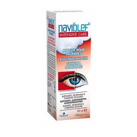 Visufarma Naviblef Intensive Care schiuma detergente palpebrale per blefarite 50 ml
