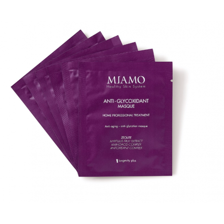 Miamo Anti Glycoxidant Masque - Maschera viso anti age 6 buste da 10 ml