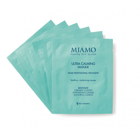 Miamo Ultra Calming Masque - Maschera viso lenitiva e idratante 6 buste da 10 ml