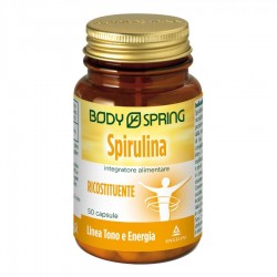Body Spring Spirulina integratore ricostituente 50 capsule