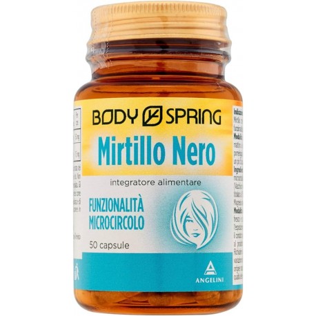 Body Spring Mirtillo Nero integratore microcircolo 50 capsule