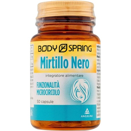 Body Spring Mirtillo Nero integratore microcircolo 50 capsule Body Spring Mirtillo Nero integratore microcircolo 50 capsule