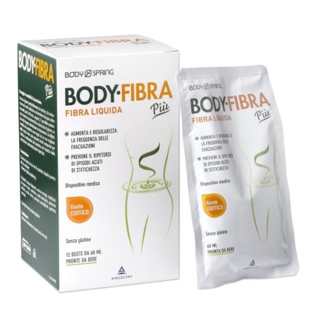 BodyFibra Più Fibra Liquida per la stitichezza 12 bustine BodyFibra Più Fibra Liquida per la stitichezza 12 bustine