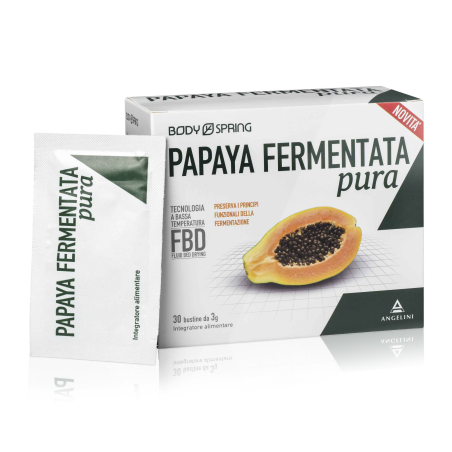 Body SPring Papaya Fermentata Pura integratore antiossidante 30 bustine Body SPring Papaya Fermentata Pura integratore antiossidante 30 bustine