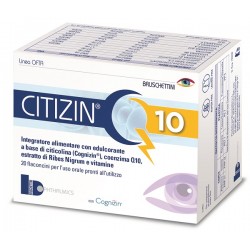 Bruschettini Citizin Q10 integratore per il benessere della vista 20 flaconcini da 10 ml