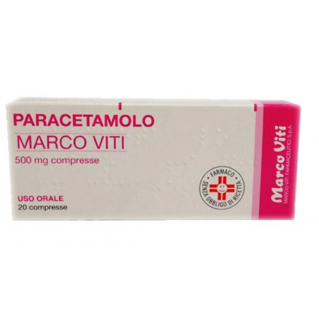 Marco Viti Paracetamolo 500 mg 20 compresse