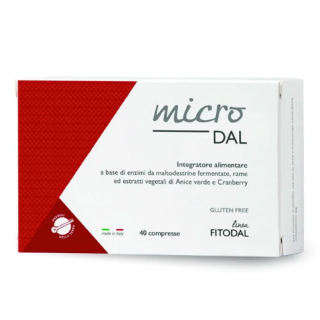 MicroDAL Integratore flora intestinale e vie urinarie 40 compresse