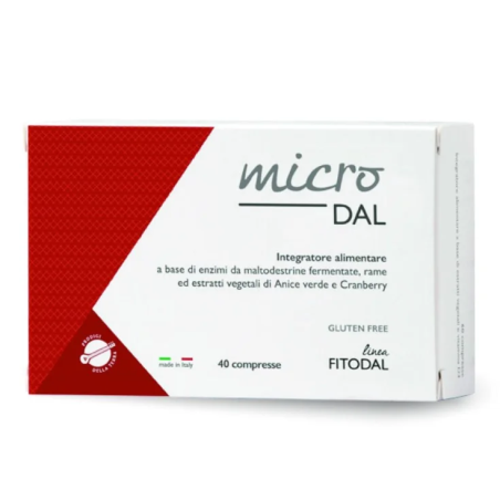 MicroDAL Integratore flora intestinale e vie urinarie 40 compresse MicroDAL Integratore flora intestinale e vie urinarie 40 compresse