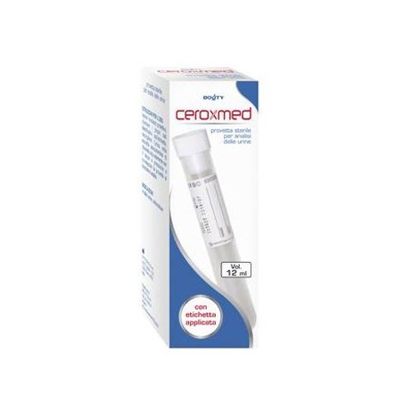 Ceroxmed provetta sterile per analisi delle urine 1 pezzo da 12 ml Ceroxmed provetta sterile per analisi delle urine 1 pezzo da 12 ml