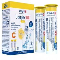 LongLife C Complex 1000 Fizz Integratore di Vitamina C 20 compresse effervescenti