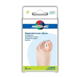Master-Aid Footcare Separatore in gel per alluce valgo 2 pezzi taglia large
