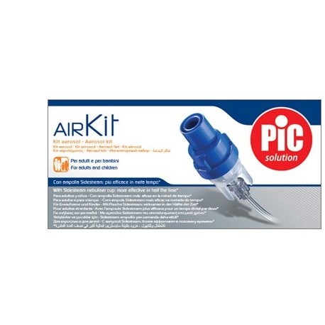 PIC Air Kit per Aerosol con Ampolla e Accessori per Adulti e Bambini