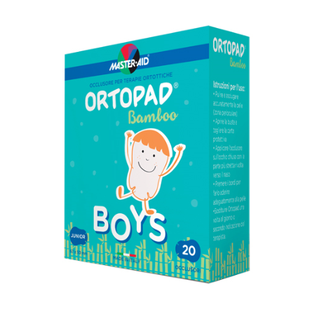 Ortopad Boys Medium Cerotto Oculare per Ortottica 20 Pezzi Ortopad Boys Medium Cerotto Oculare per Ortottica 20 Pezzi